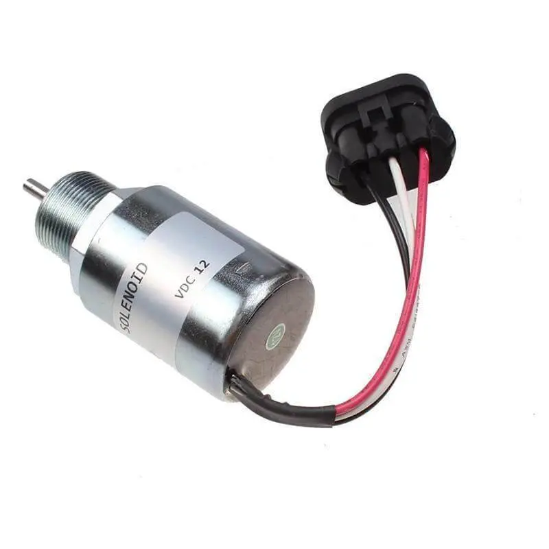 1751Es-12B2uc4 12V Fuel Shutoff Solenoid 3 Pins For Kubota Tractors Mitsubishi L3e L3e2 L3a L3c 1