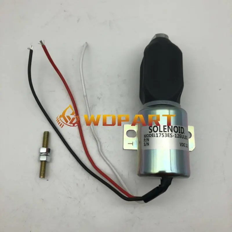 12V Diesel Stop Shut Down Solenoid Sa-3538 1753Es-12Eulb1 For Woodward 1