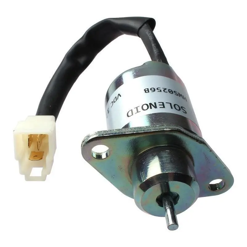 Fuel Shutoff Solenoid 17594-60014 1503Es-12A5uc5s Sa-4569-T 12V With 3 Pins For Kubota 05 Series Yanmar 1