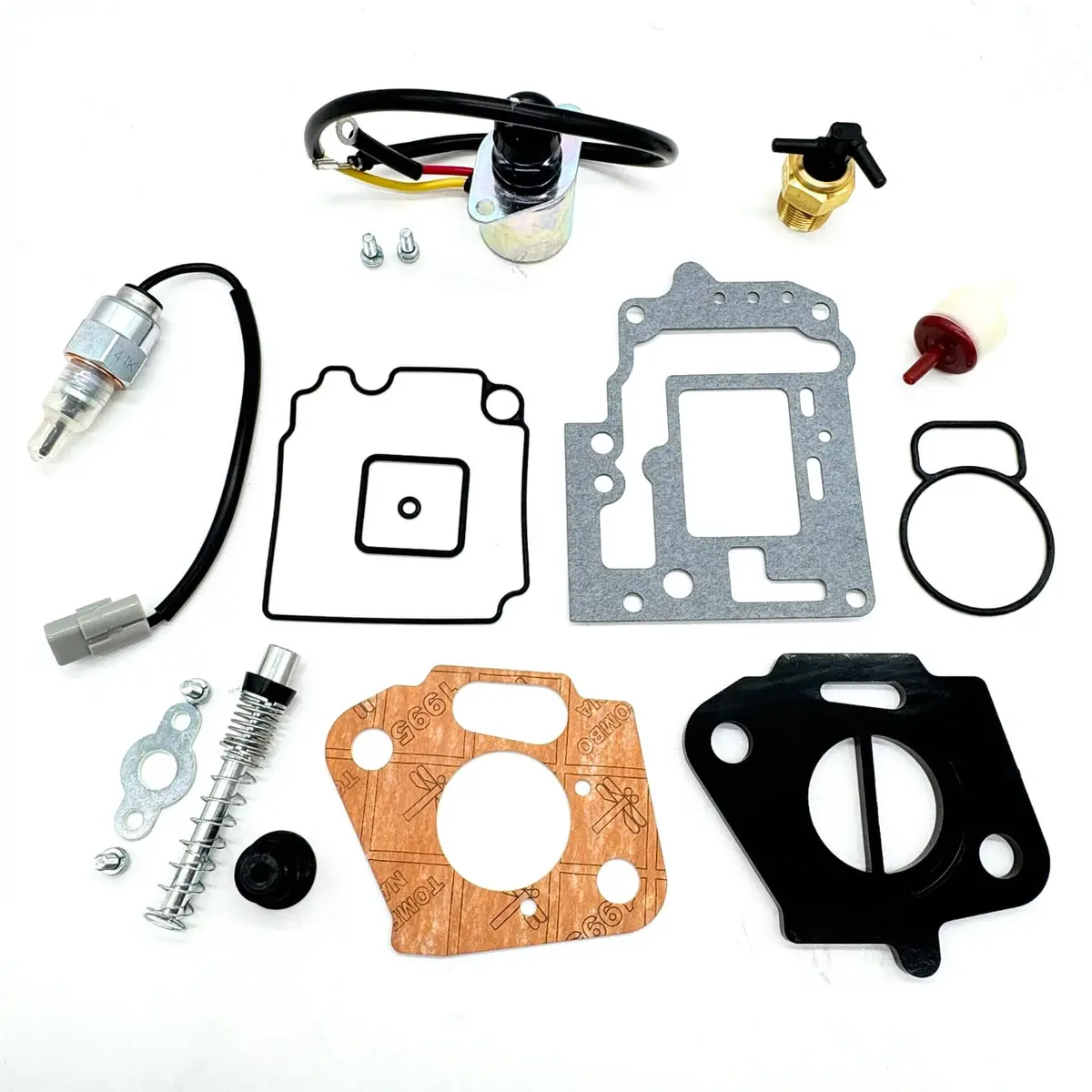 Carburetor Gasket Rebuild Kit - 16 Piece - Subaru Sambar Truck Ks3, Ks4 Models - 1990-1998 2