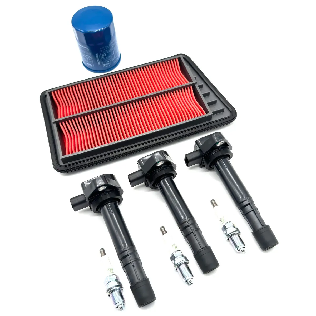 Filter & Ignition Set - Genuine Oil Filter - Honda Vamos Van - Hm1, Hm2 Models - 1999-2018 1