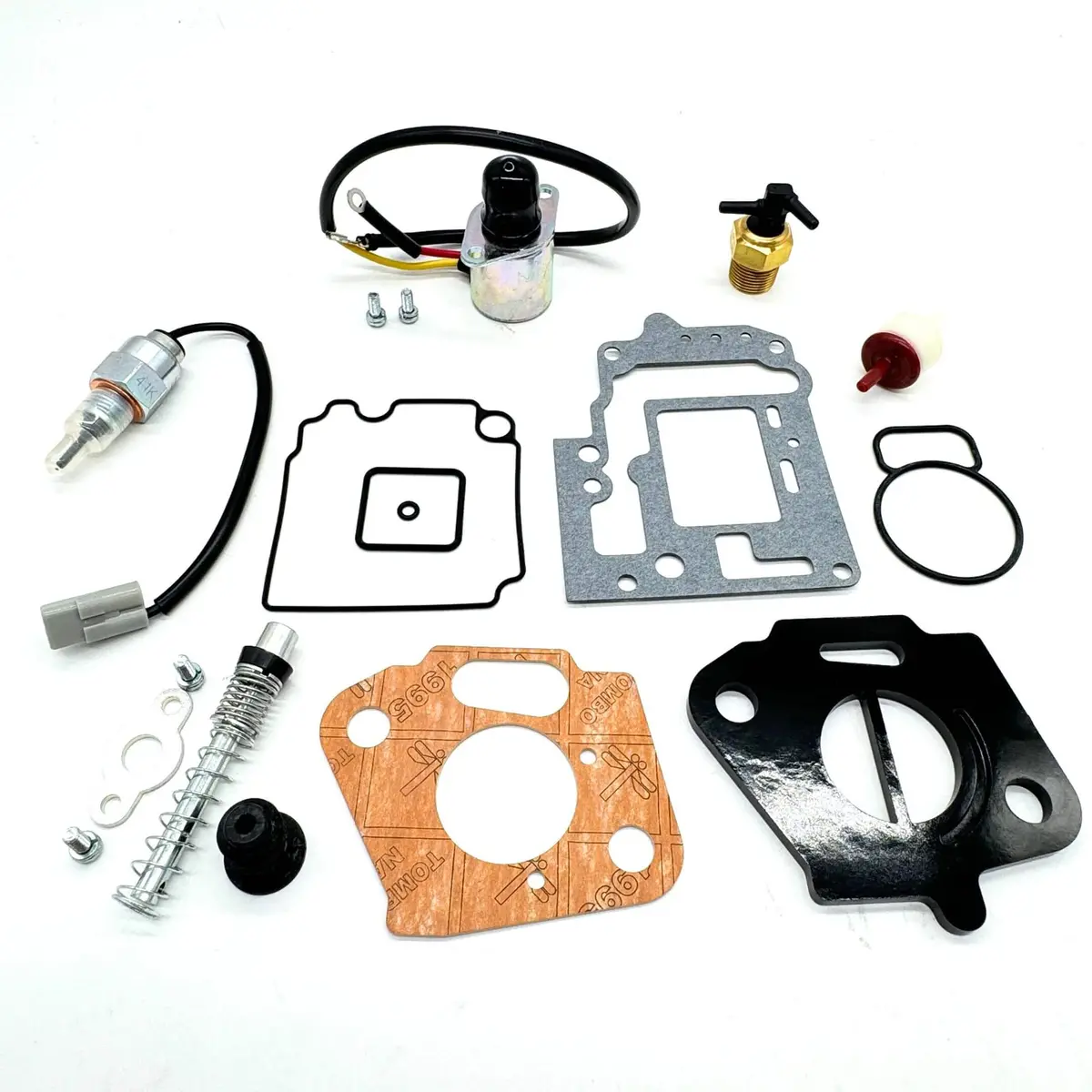 Carburetor Gasket Rebuild Kit - 16 Piece - Subaru Sambar Van Kv3, Kv4 Models - 1990-1998 1