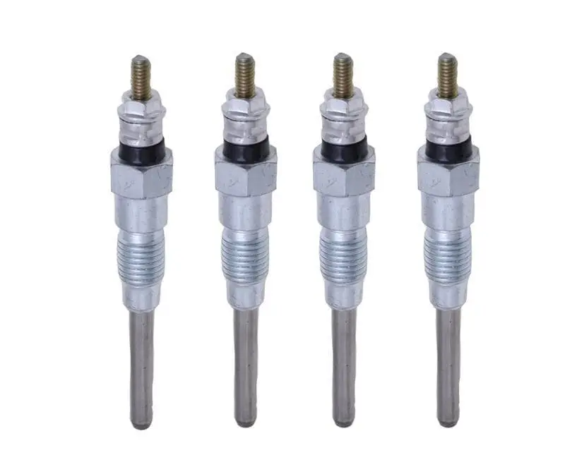 4Pcs Glow Plug 19077-65510 19077-65511 For Kubota L Series V2203 Kx121-3  Kx161-2 Kx131-3S R510 R520 R520s D1803 D1703 D1503 D1403 1