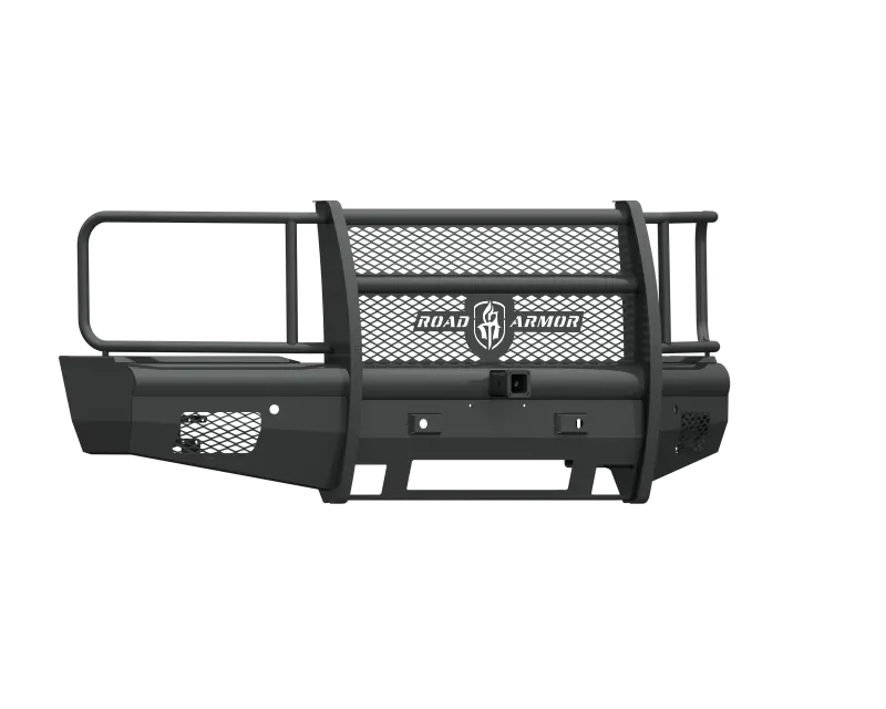 Road Armor Vaquero Full-Width Front Bumper With 2" Receiver – Textured Black, For 2015–2019 Chevy Silverado 2500Hd 1