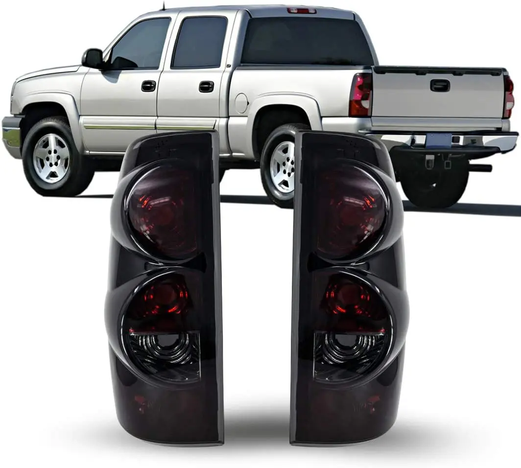 Chevy Silverado 1500 Smoked Rear Tail Lights 1999–2006 1
