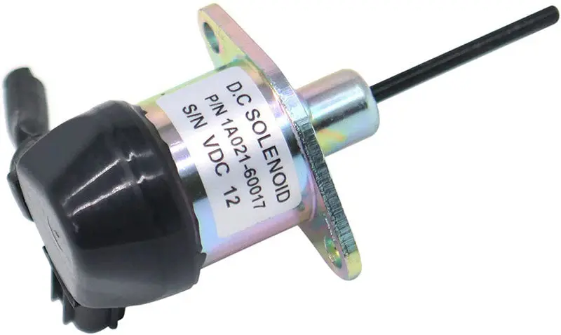 1A084-60012 12V Fuel Shutdown Solenoid For Kubota V2203 V2003 V2403 V3307 Engine Tractor L2800 L3130 2