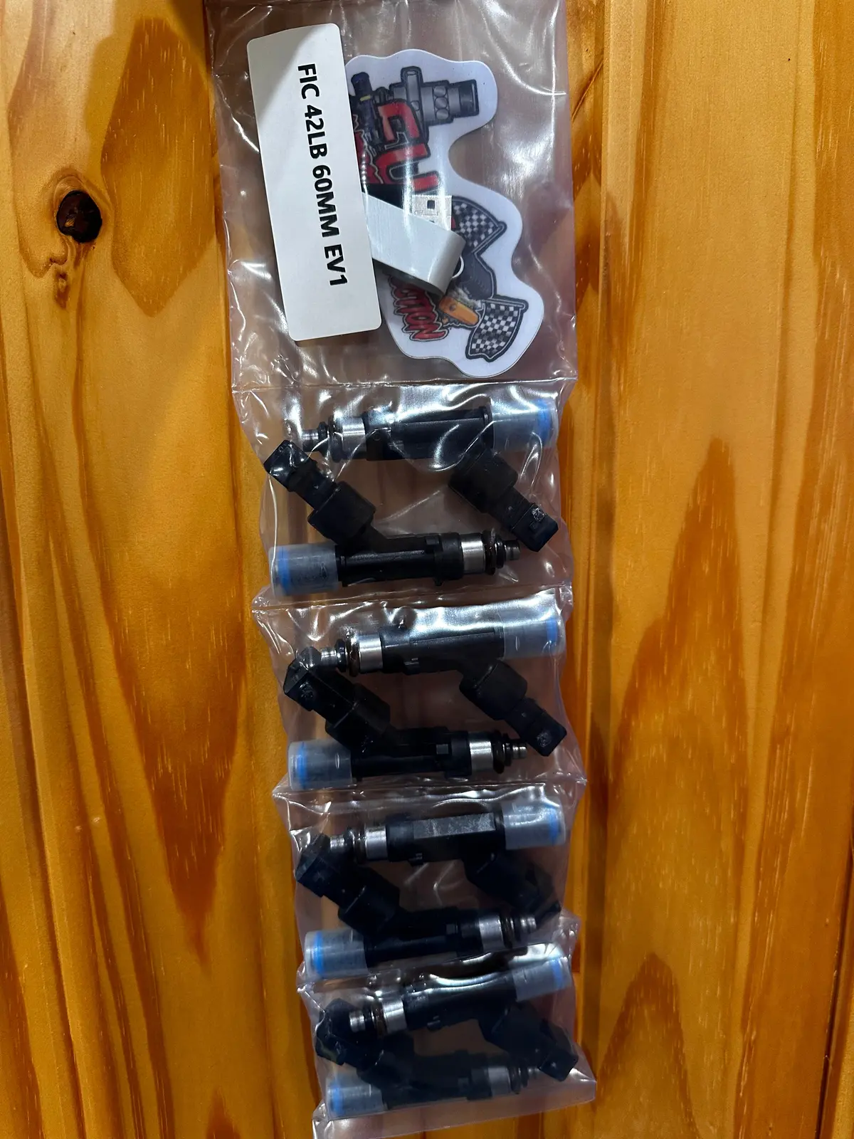 42Lb 60Mm Ev1 Or Ls1 New Overstock Fuel Injectors Set Of 8 1