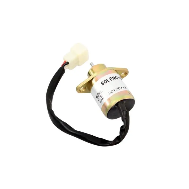 12V Stop Solenoid 118400-61950 For Yanmar 2V78 2V750 Engine 1