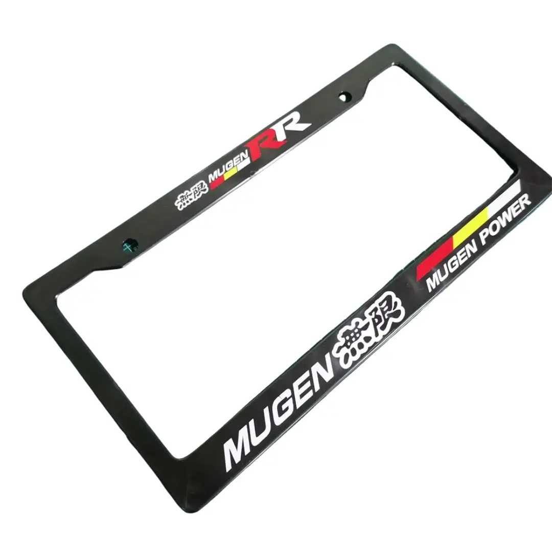 Mugen Power License Plate Frame 1