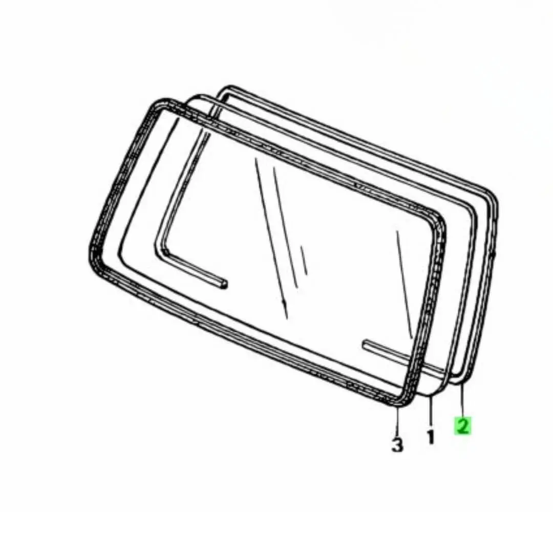 Windshield Molding - Honda Acty Van Hh3, Hh4 Models - 1990-1999 3