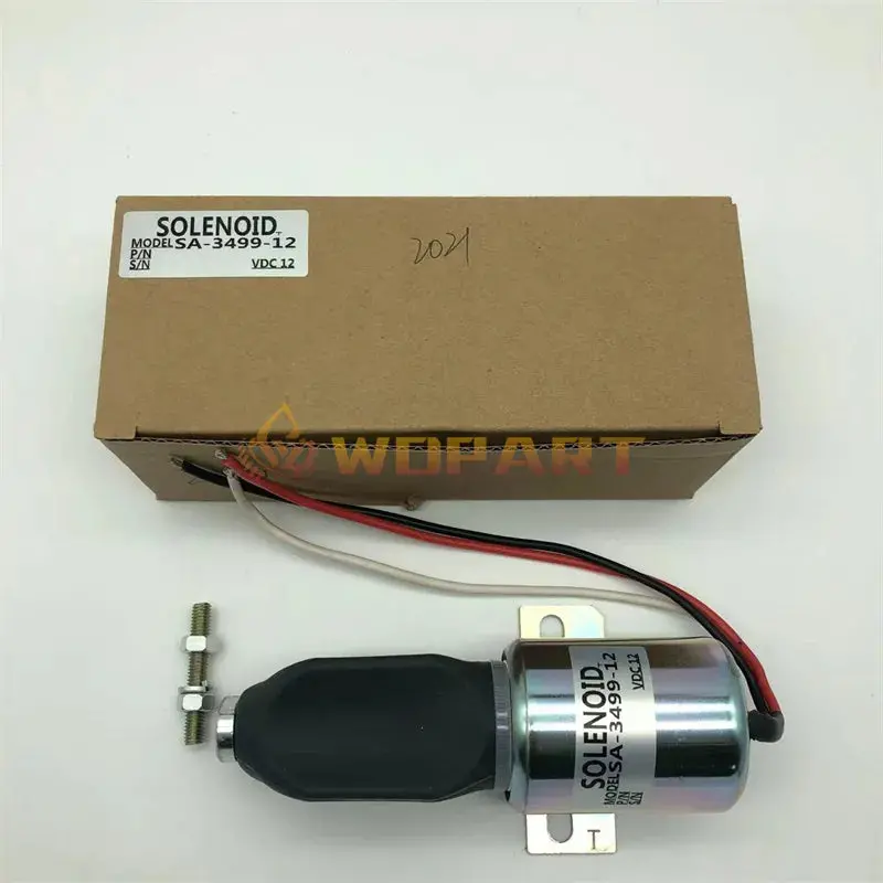 Diesel Stop Solenoid Sa-4976 1751Es-12E6ulb5s8 For Kubota 21Hp Engine 1991-2005 1