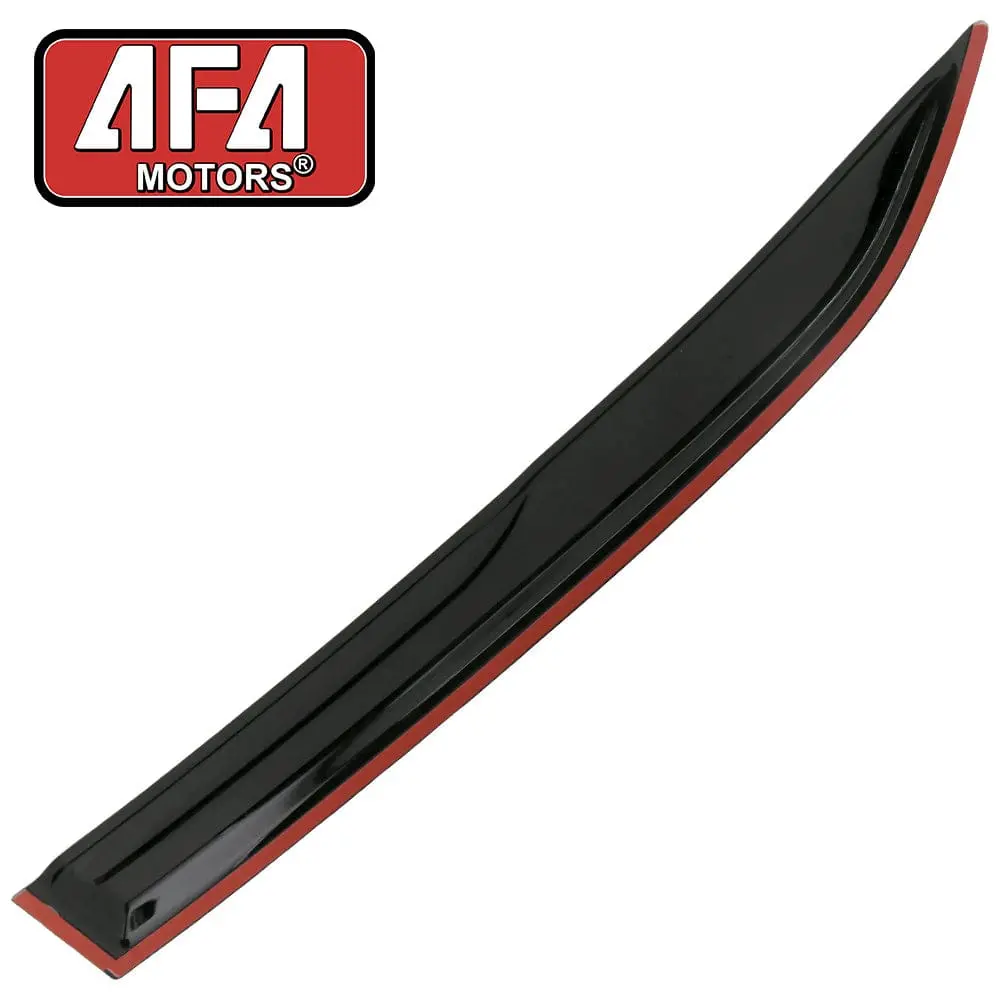 2009-2013 Toyota Corolla 3D Wavy Tinted Smoke Window Visor Sun/Rain Guard 1