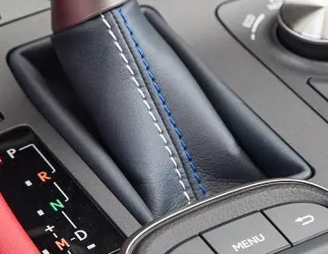 Genuine Lexus Japan 2015-2025 Rc-F Shift Knob Boot Cover (Blue And White Stitching) 1