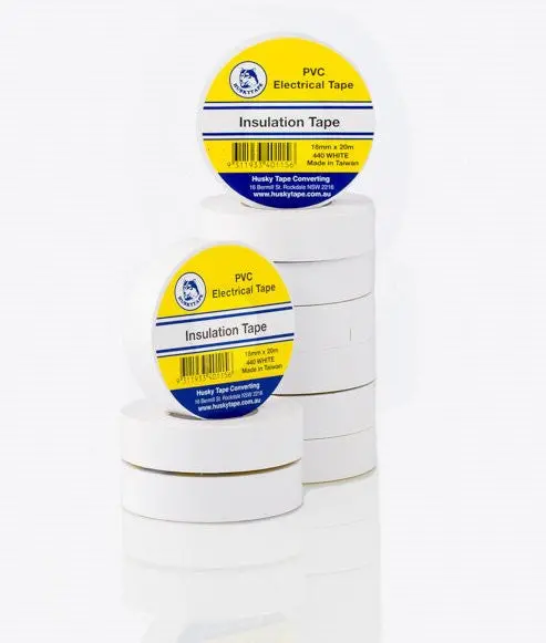 White Pvc Insulation Tape - 10 Pack 1