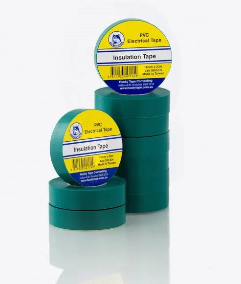 Green Pvc Insulation Tape - 10 Pack 1