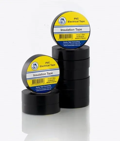 Black Pvc Insulation Tape - 10 Pack 1