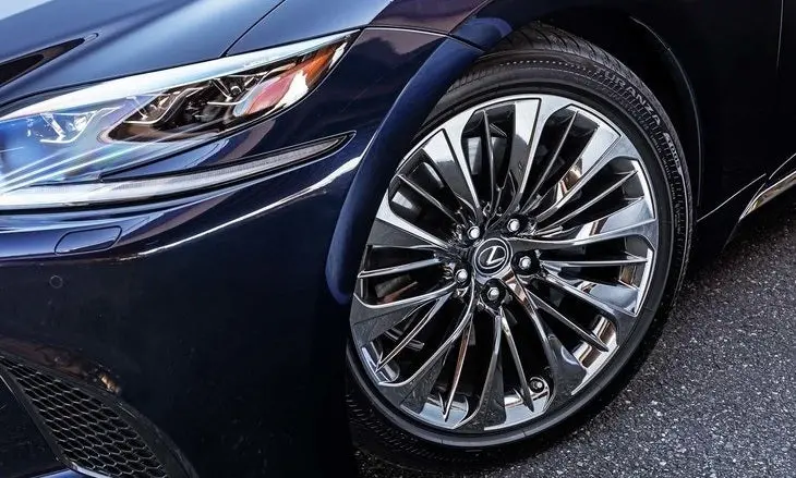 Genuine Lexus Japan 2018-2025 Lexus Ls 500/500H 20Inch Vapor Chrome Finish Premium Aluminum Wheel Set (Set Of 4) 1