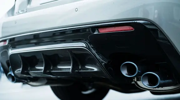 Genuine Lexus Japan 2020-2025 Rc-F Performance Package Cfrp Carbon Rear Diffuser 1