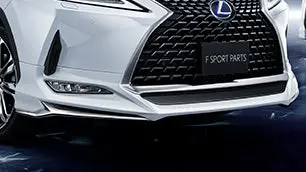 Genuine Lexus Japan 2020-2022 Rx/Rx-L Front Spoiler Kit (Unpainted) With Chrome Garnish 1