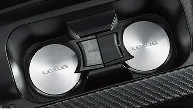 Genuine Lexus Japan 2016-2020 Lexus Gs/Gs-F Aluminum Cup Holder Plate Set 1