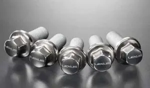 Genuine Lexus Japan 2023-2025 Rc-F Wheel Hub Bolt Set With Lexus Logo (Set Of 20) 2