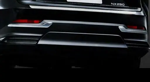 Genuine Lexus Japan 2022-2025 Nx Rear Bumper Chrome Garnish Set 1