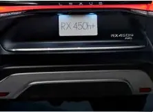 Genuine Lexus Japan 2023-2025 Rx Rear Gate Lower Chrome Garnish 1