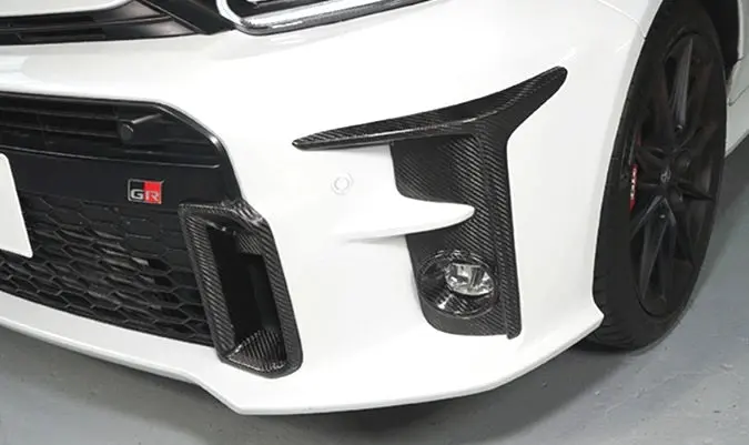 Tom's Japan 2020-2023 Toyota Gr Yaris Carbon Fiber Fog Lamp Caver Set 1