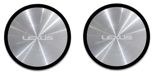 Genuine Lexus Japan 2024-2025 Lm Aluminum Cup Holder Plate Set 2