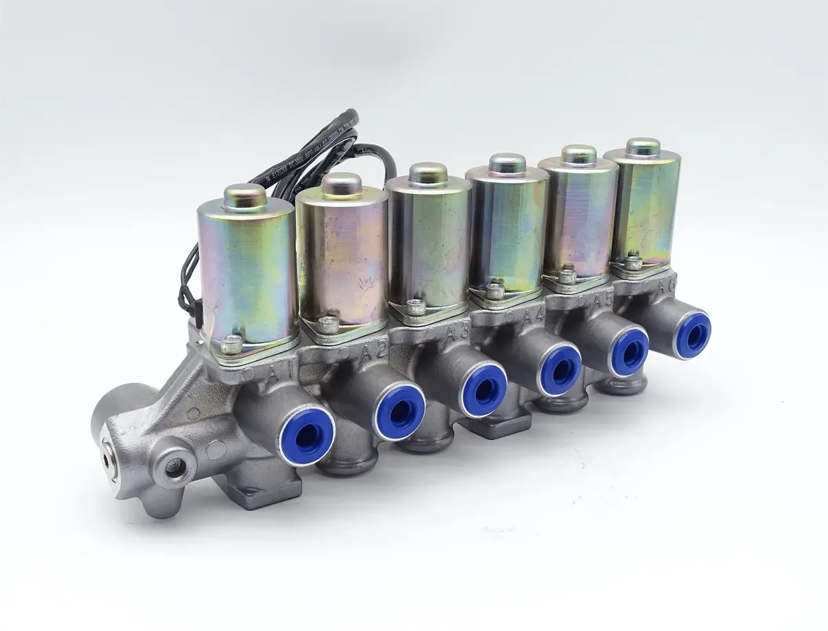 Solenoid Valves Set Assy 20Y6041611 20Y604-1611 For Komatsu Excavator Pc200-8 Pc200lc-8 1