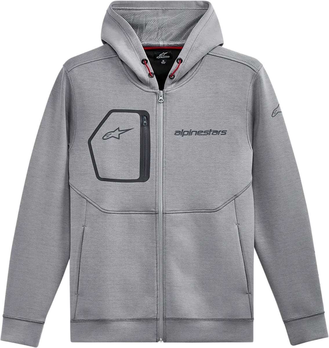 Alpinestars Convex Tech Hoodie — Heather Gray, Size 2Xl (Model 12125302010262X) 1