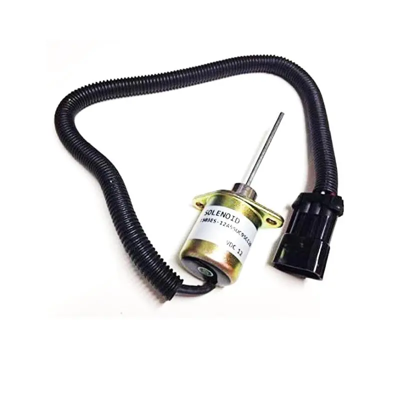 Replacement 25-38109-06 12V Fuel Stop Solenoid For Kubota 05 06 Series 1