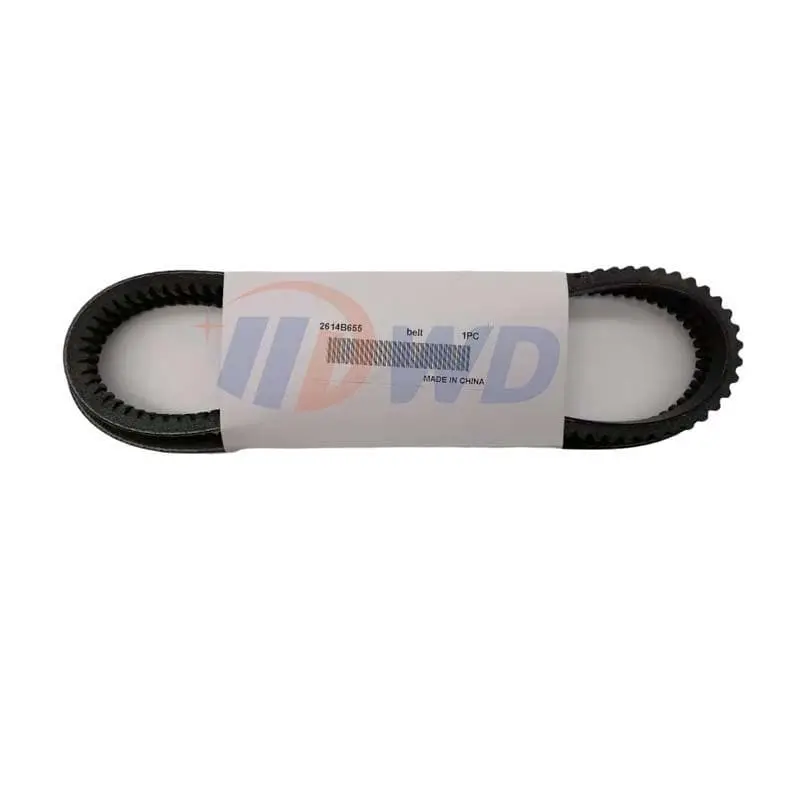 2Pcs Replacement 2614B655 V Belt Fan Belt For Perkins Engine 1004-4 1004-40 1004-42 1006-6T 1