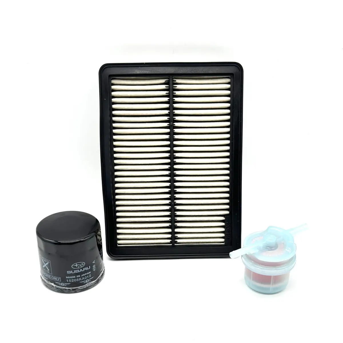 Air Filter, Fuel Filter & Oil Filter - 3 Piece Filter Kit - Carburetor - Subaru Sambar Truck Ks3, Ks4 Models - 1990-1998 2