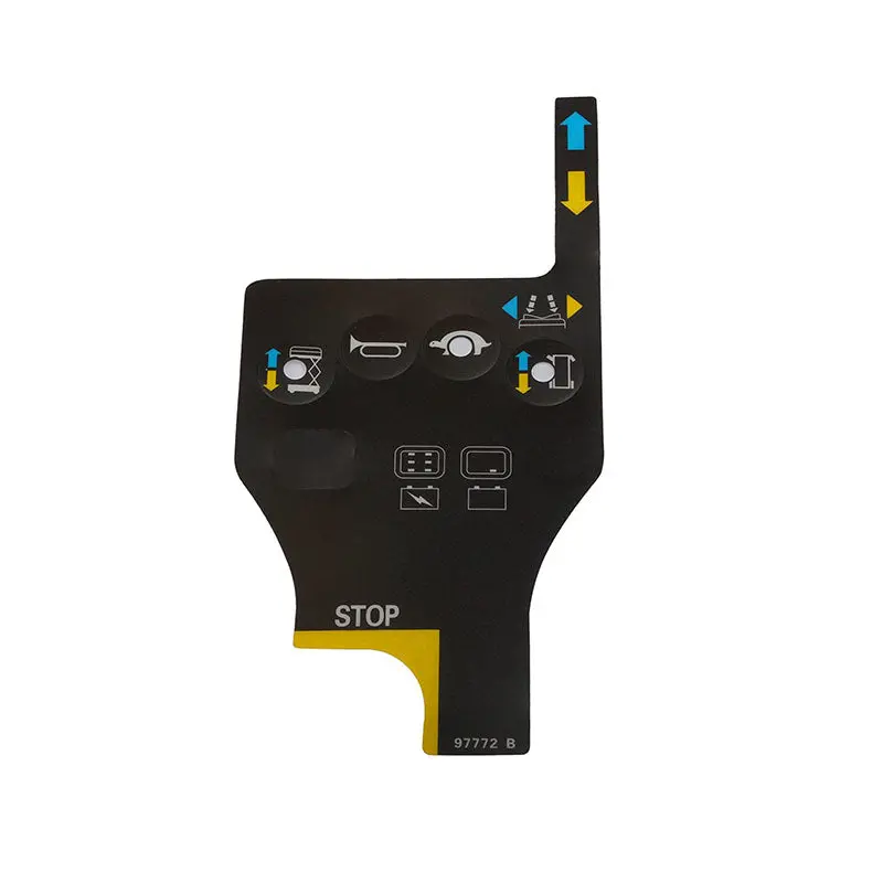 Control Box Overlay Decal 97772 97772Gt 97772 B For Genie Gr-12 Gr-15 Gr-20 Gs-1530 Gs-1930 Gs-2032 Gs-3232 Qs-12R Qs-15R Qs-20R 1