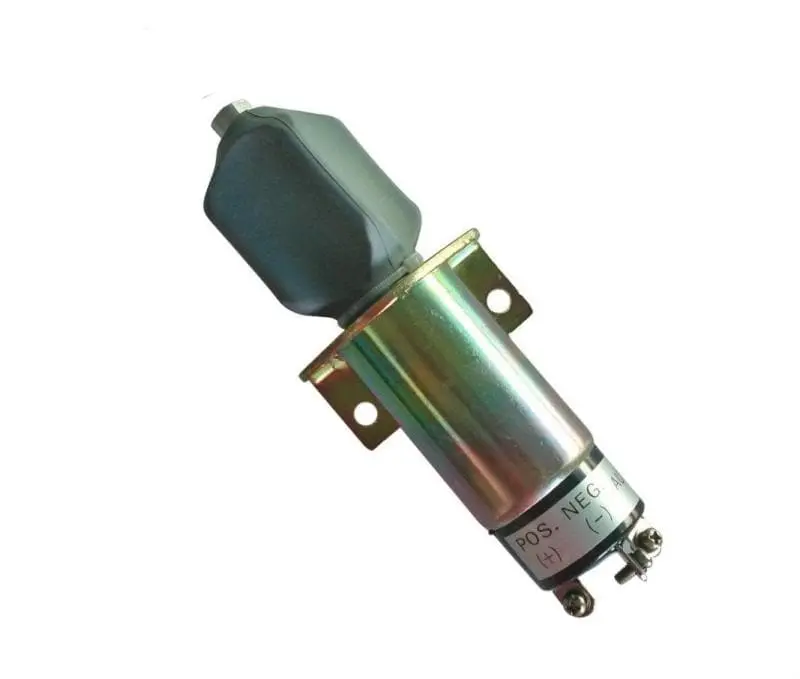 2848231 12V Shutdown Stop Solenoid 3 Terminals For Perkins 4.108 4.165 T6.3544 6.3544 Series Engine 1
