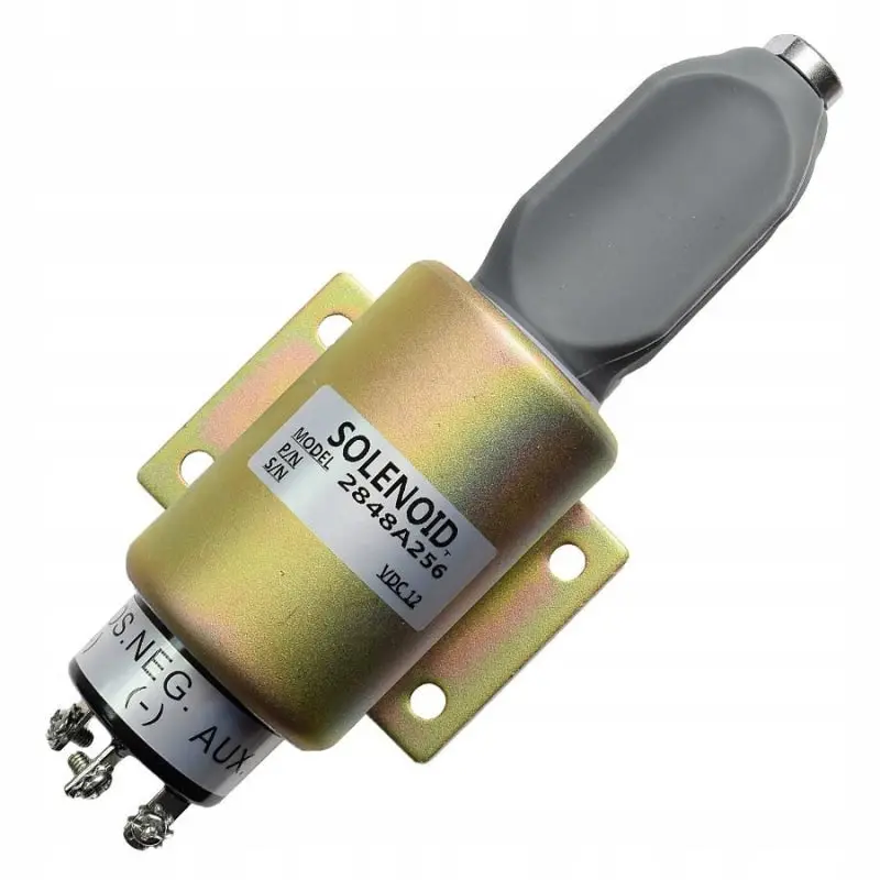 Fuel Stop Solenoid 2848A256 12V For Perkins 8.540 Series Engine 1