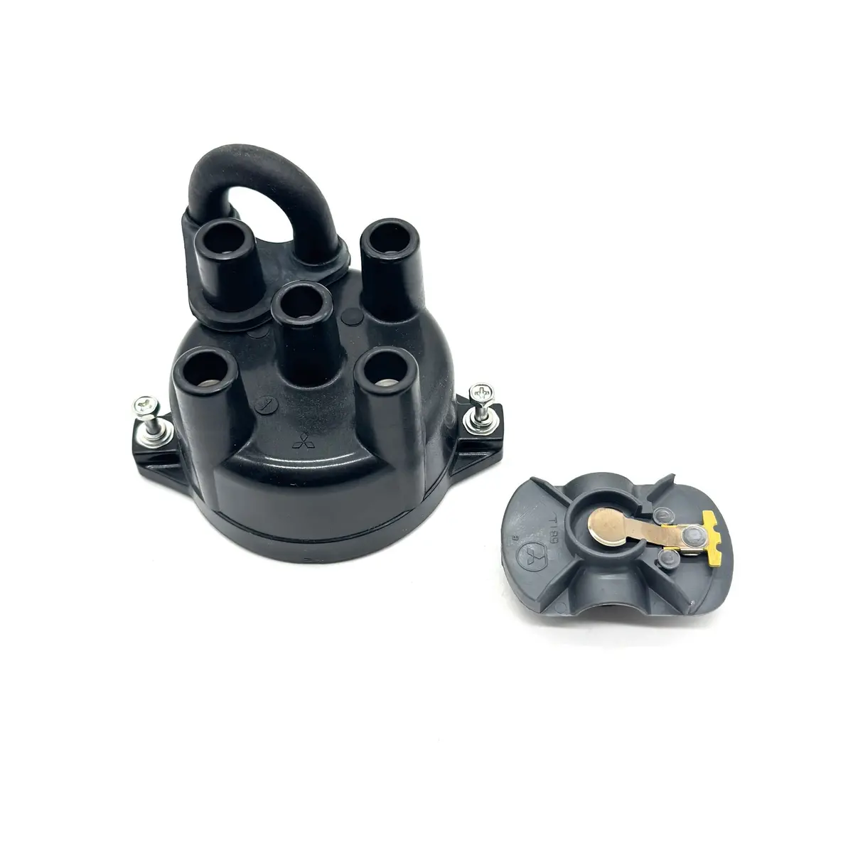 2 Piece Ignition Kit - Distributor Cap & Rotor - Mitsubishi Distributor - Subaru Sambar Van Kv3, Kv4 Models - 1990-1998 1