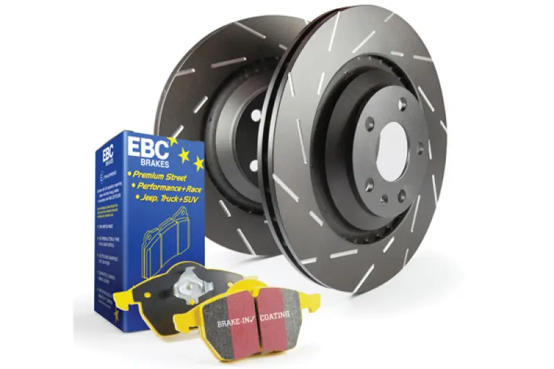 Ebc S9 Brake Kit — Yellowstuff Semi-Metallic Pads And Usr Drilled & Slotted Rotors 1