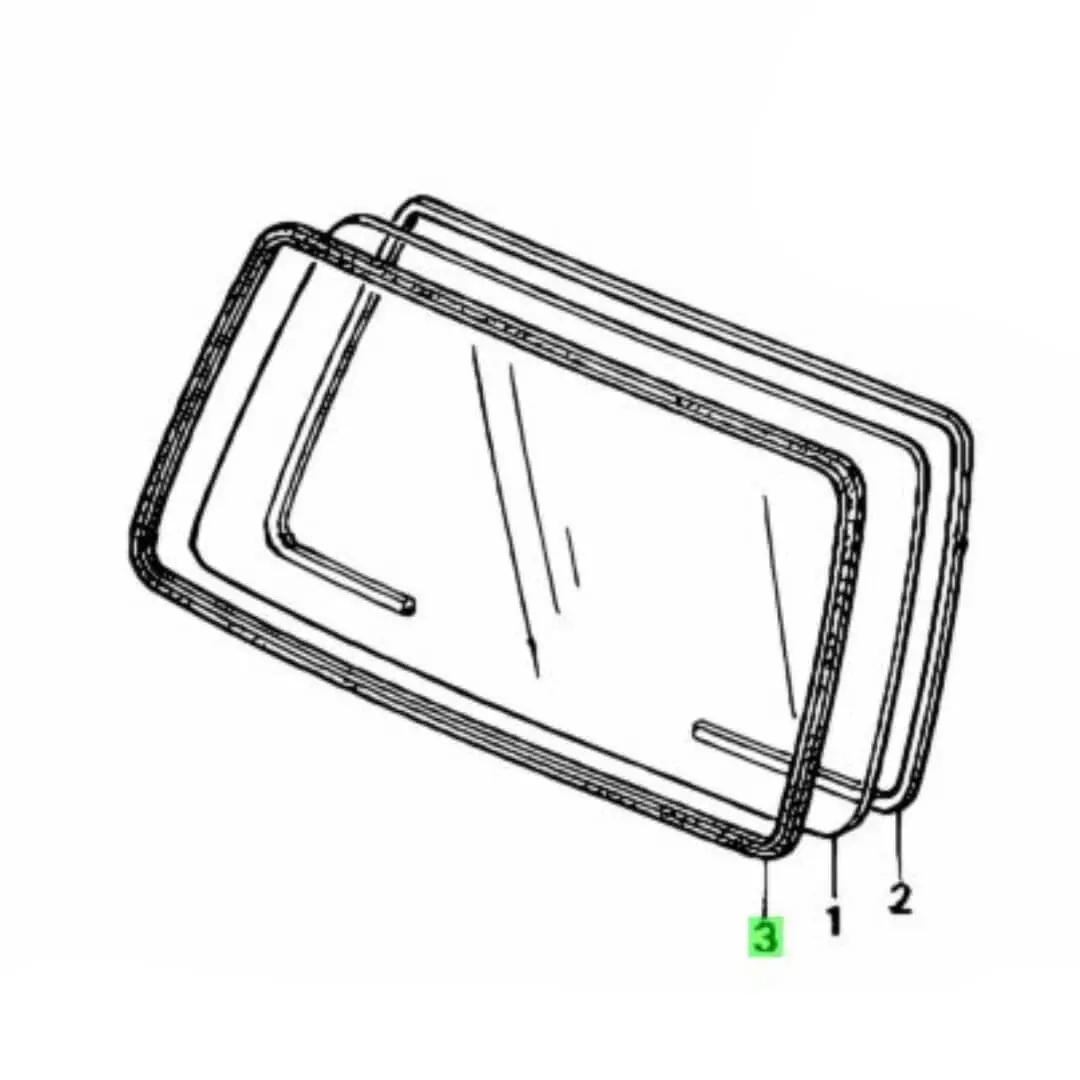 Windshield Molding - Honda Acty Van Hh3, Hh4 Models - 1990-1999 2