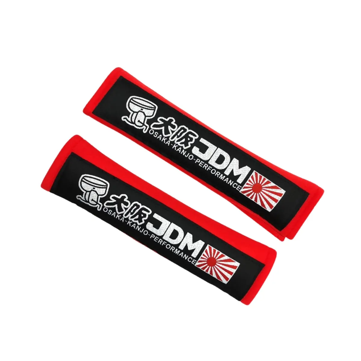 Osaka Racing Seatbelt Covers | Red | Unrivaled Comfort & Style For Your Kei Truck 1