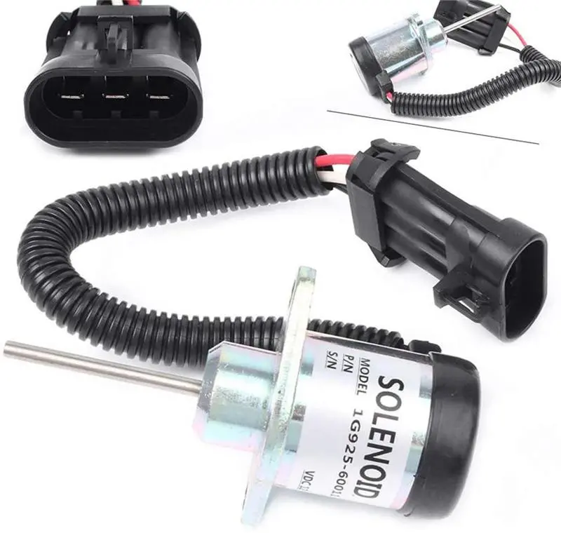 1G925-60011 1503Es-12A5uc4s 6691313 6691498 Sa-4731-T Stop Solenoid 12V For Bobcat S185 Kubota V2203 1