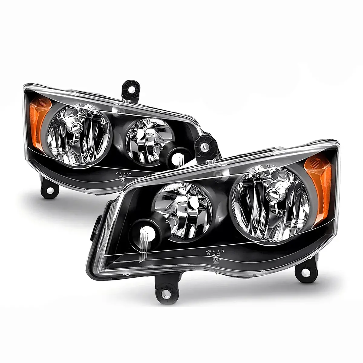 2Pcs Headlight Fit For Chrysler Town&Country 08-16 Dodge Grand Caravan 11-20 1