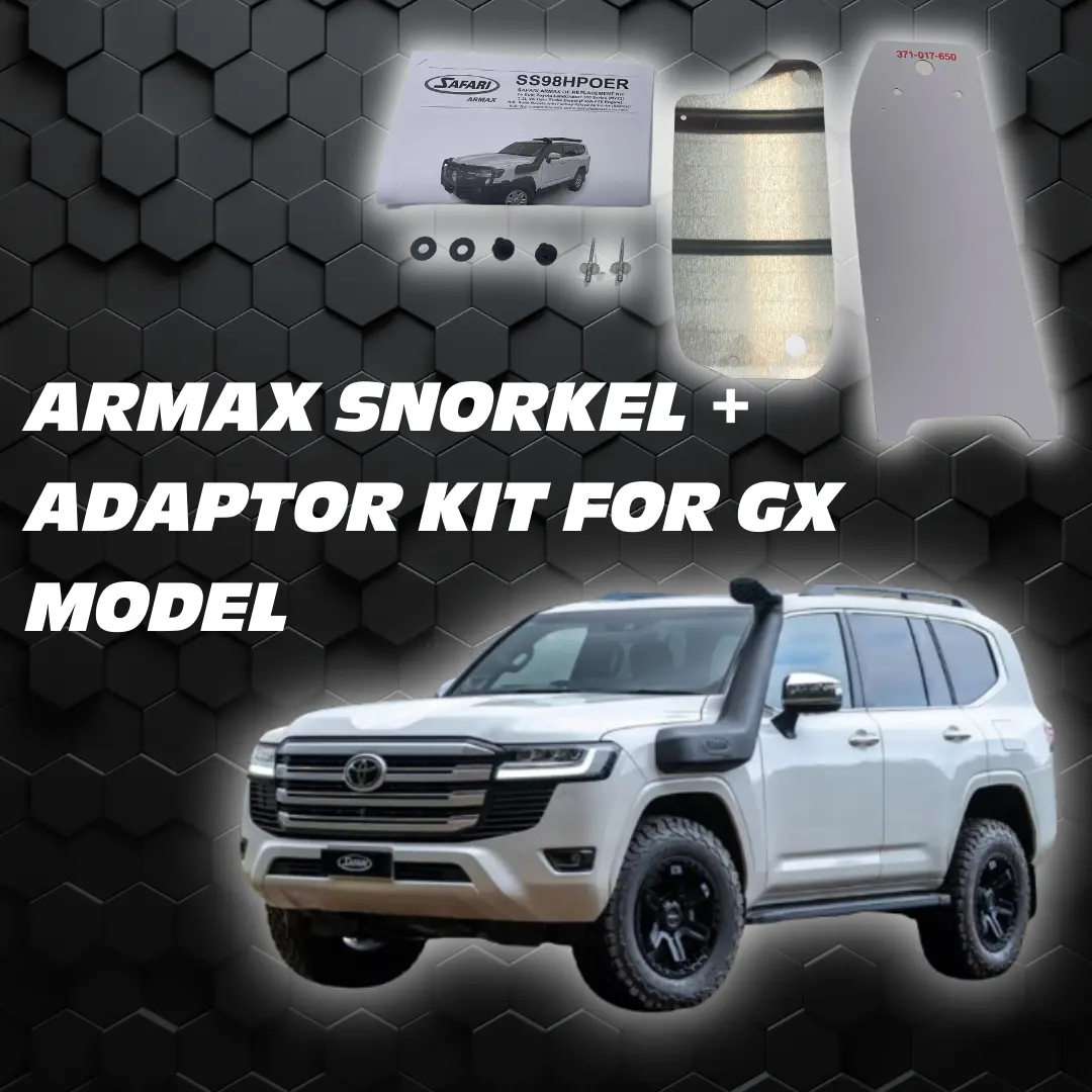 300 Series Gx Snorkel | Toyota Landcruiser | Ss98hp | Armax Snorkel | With Gx Model Adaptor Kit 1