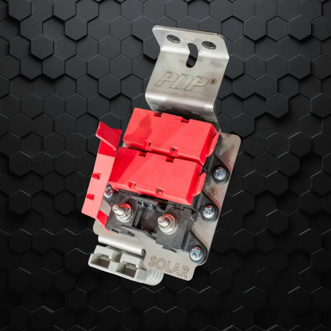300 Series | Red Top Midi Fuse & Solar Bracket With 3X Midi Fuse Holder Kit | 1