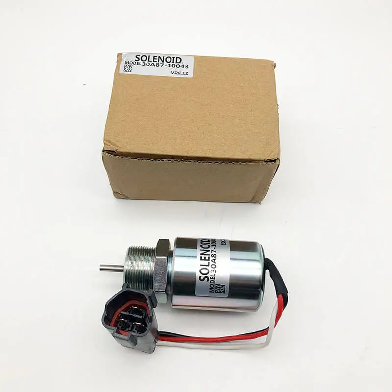 Wdpart 30A87-10043 Stop Solenoid For Mitsubishi L3e S3l S4l2 Volvo Terex Schaeff Pel Job 2