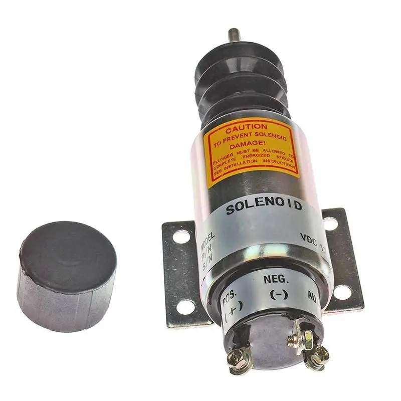 Diesel Fuel Stop Solenoid 2001-12E2u1b2s1 For Woodward 12V 2001 Dual Coils Solenoid 1