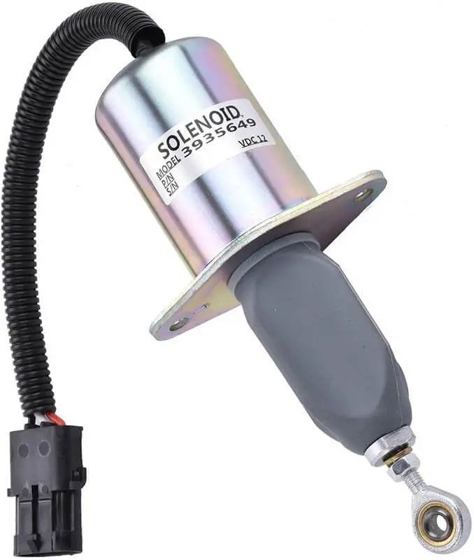 12V Fuel Shut Off Solenoid 3935649 3936026 3935651 Sa-4764-12 For Cummins 5.9L 8.3L 4B 6B 6Ct 1