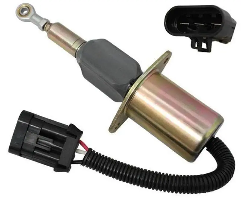24V Stop Solenoid 3939019 Sa-4889-24 For Cummins C B 5.9L 8.3L Engine 8.1 Excavator Hyundai 335Lc-7 1