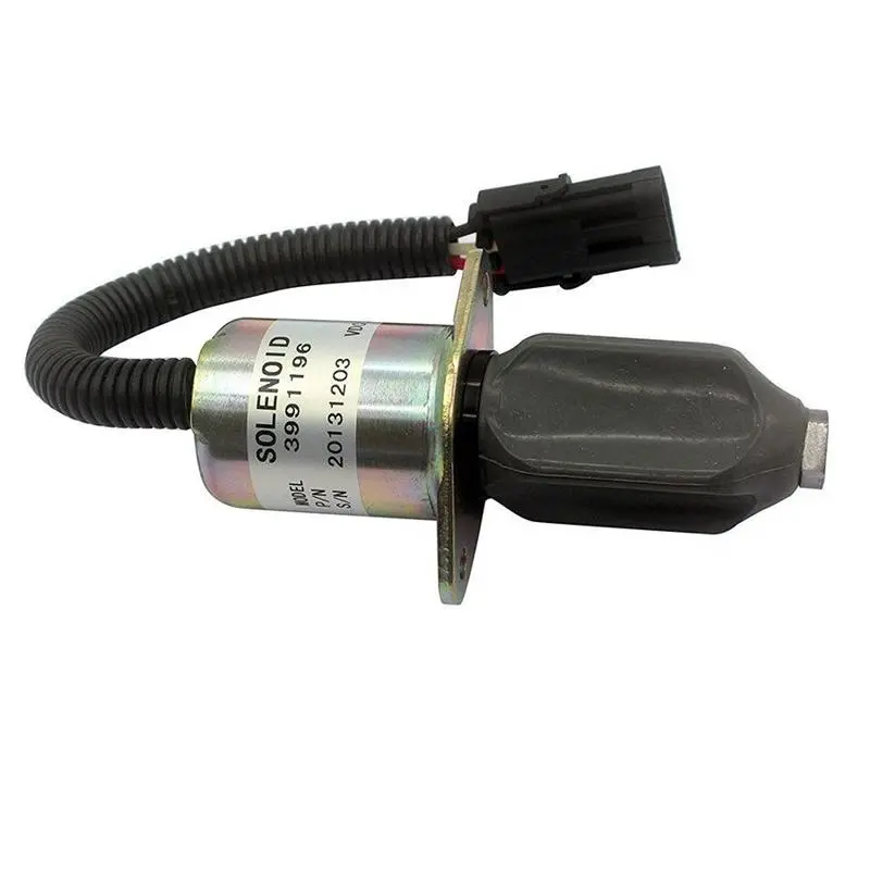 Fuel Solenoid 3991196 For Cummins Liebherr Excavator R914 + 1